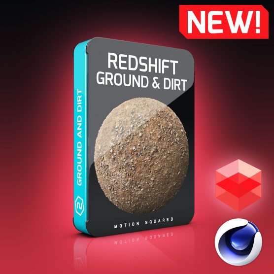 redshift ground and dirt Materials Pack for Cinema 4D