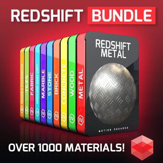 Redshift Material Packs Bundle for Cinema 4D