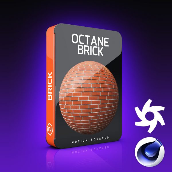 Octane Brick Materials Pack for Cinema 4D