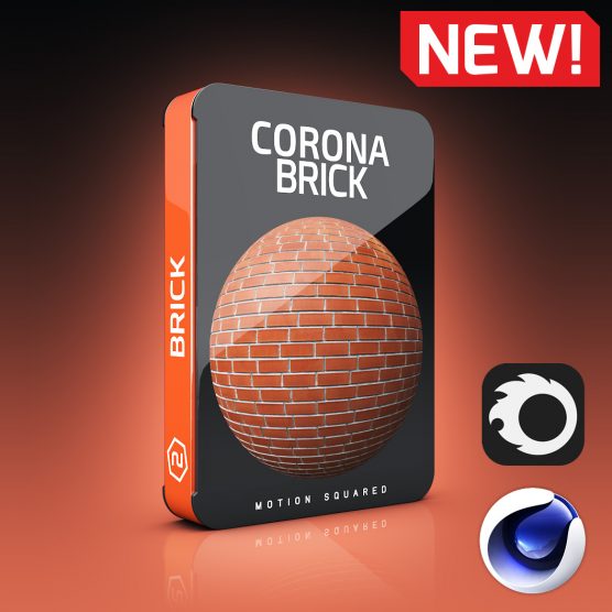 Corona Brick Materials Pack for Cinema 4D