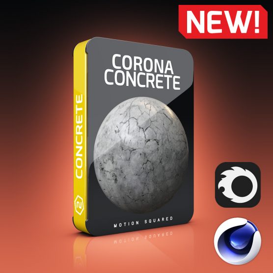 Corona Concrete Materials Pack for Cinema 4D