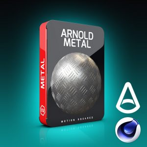 arnold metal materials pack for cinema 4d