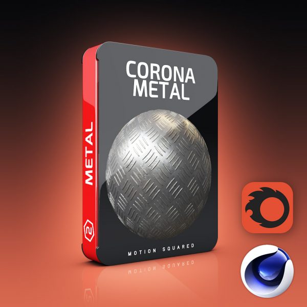 corona metal materials pack for cinema 4d