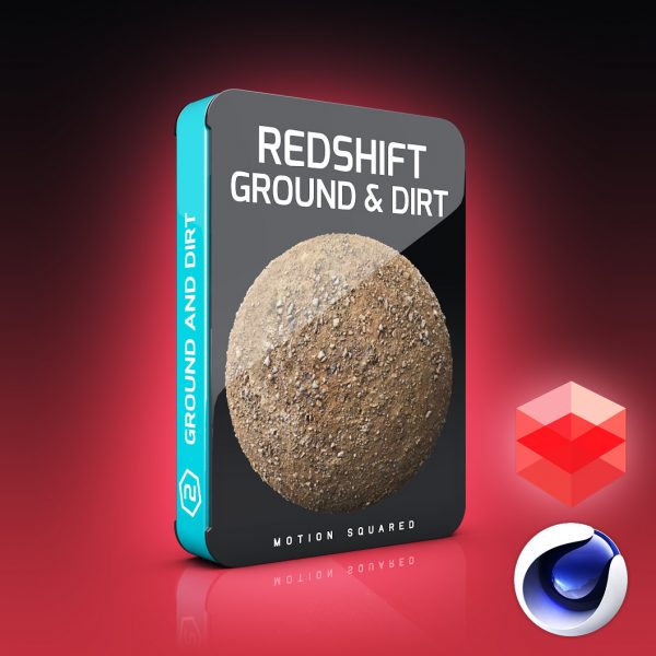 redshift ground and dirt materials pack for cinema 4d