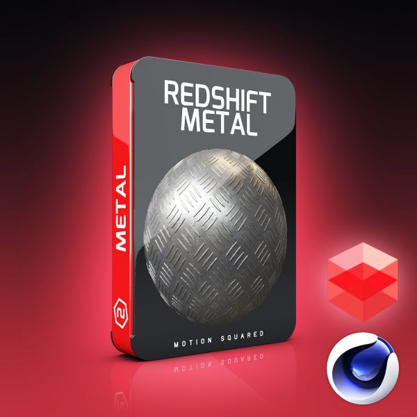 redshift metal materials pack for cinema 4d