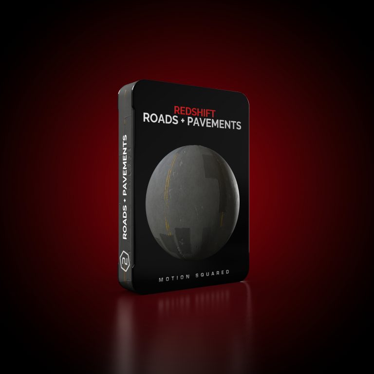 Roads & Pavements Redshift material pack V2