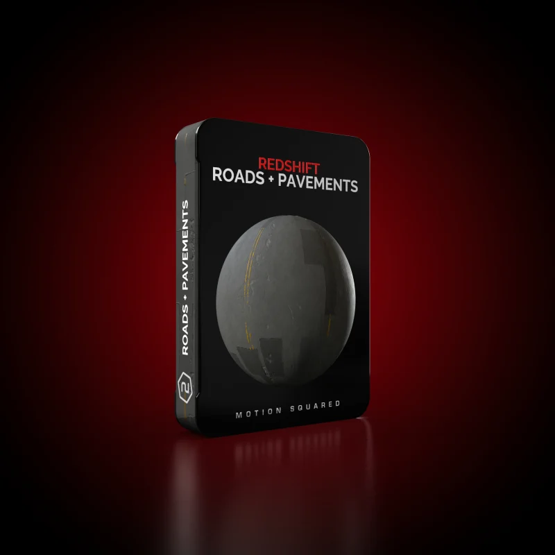 Cinema 4D Road Materials Pack - V2